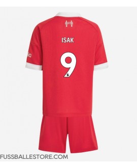 Günstige Liverpool Alexander Isak #9 Heimtrikotsatz Kinder 2025-26 Kurzarm (+ Kurze Hosen)